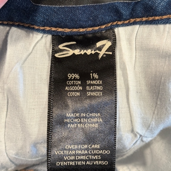 Rhinestone and Pearl Embellished Seven Jeans - Picture 15 of 15